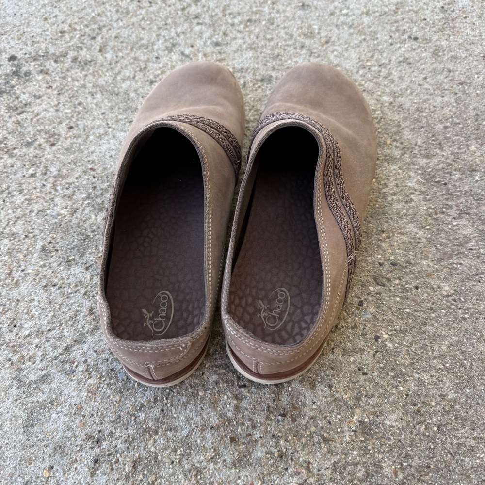 Chaco Brown Slip-On Clogs - Picture 2 of 3